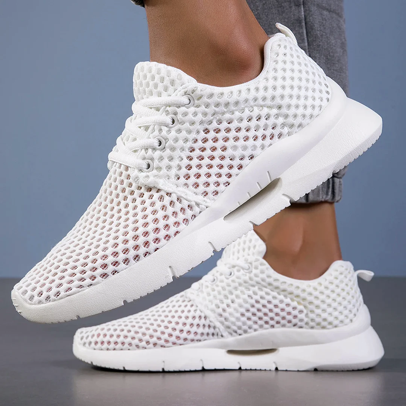 Aeris Mesh Sneakers with Flexible Sole Ash & Harbor