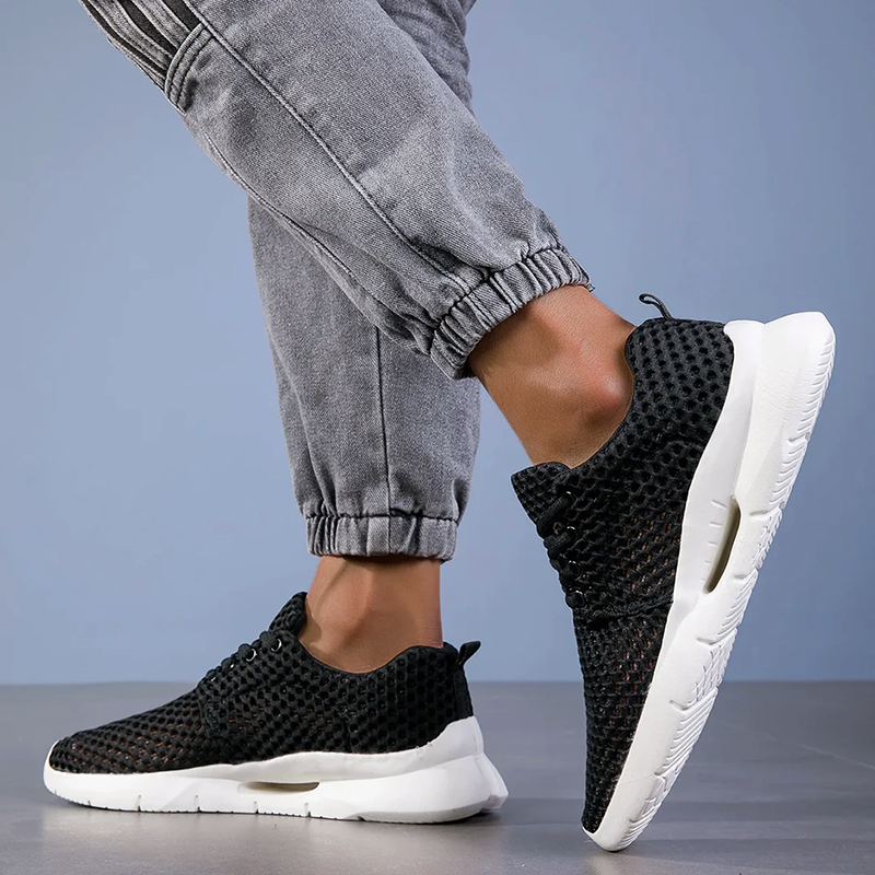 Aeris Mesh Sneakers with Flexible Sole Ash & Harbor