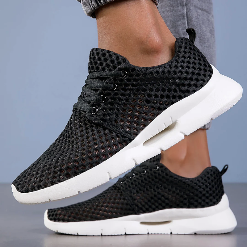Aeris Mesh Sneakers with Flexible Sole Ash & Harbor