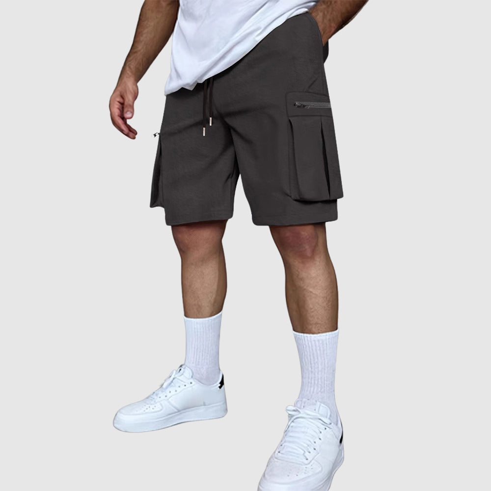Alessandro Veneti Durable Field Cargo Shorts Ash & Harbor