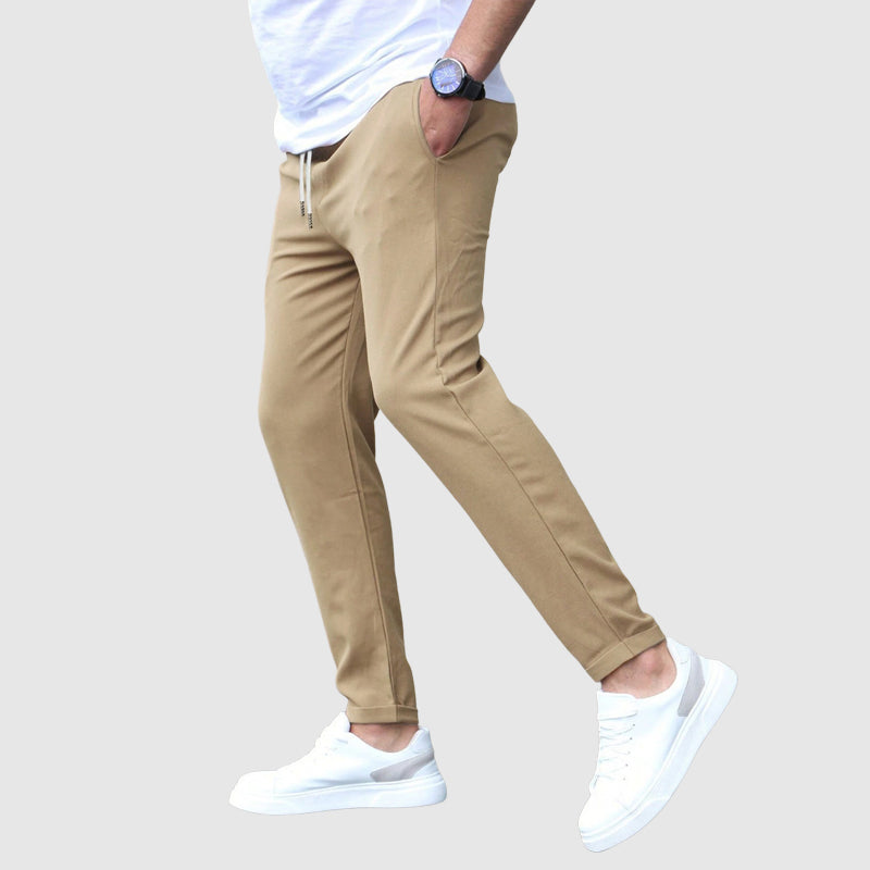 Alessandro Veneti Stretch Drawstring Pants Ash & Harbor