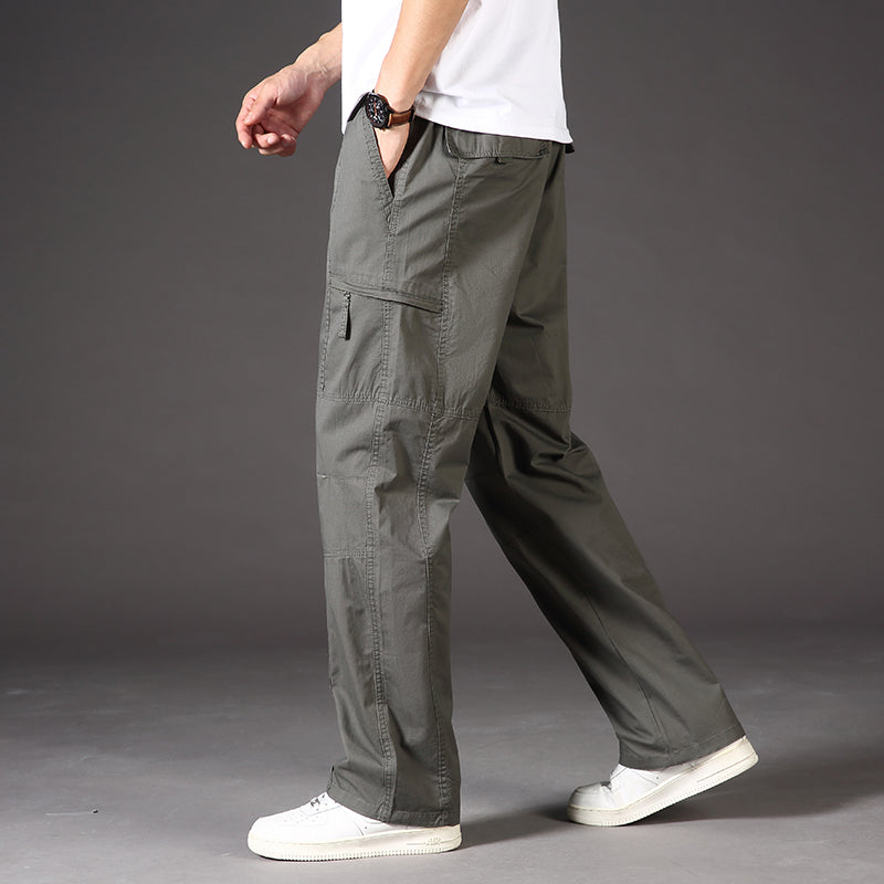 Alessandro Veneti Timberline Cargo Trousers Ash & Harbor