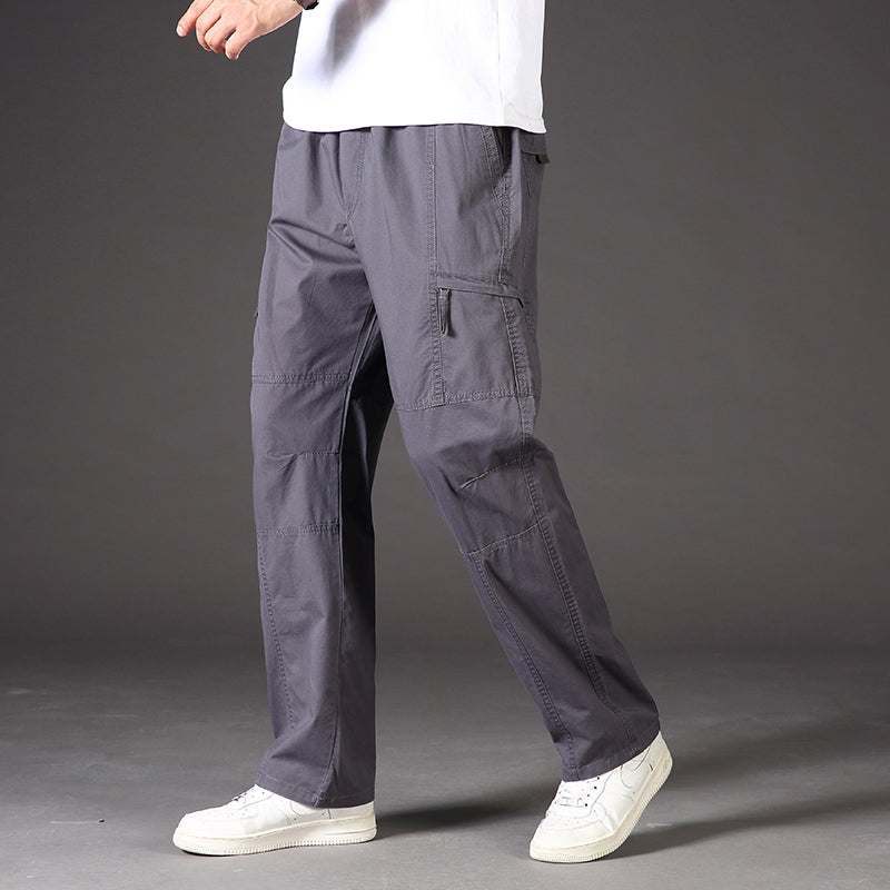 Alessandro Veneti Timberline Cargo Trousers Ash & Harbor
