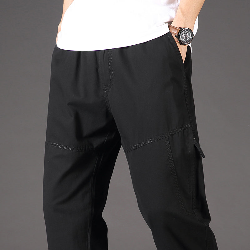 Alessandro Veneti Timberline Cargo Trousers Ash & Harbor