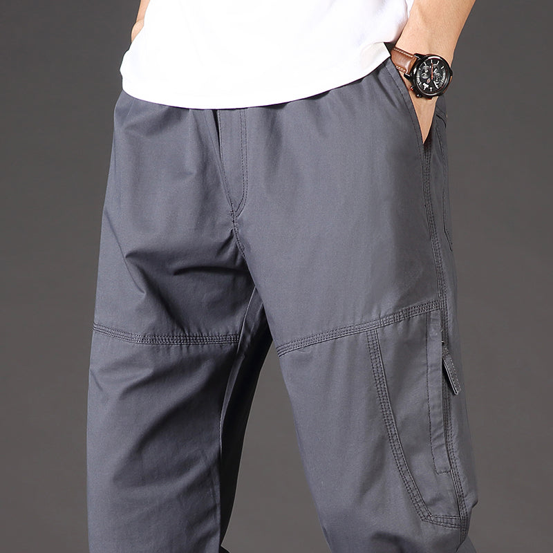 Alessandro Veneti Timberline Cargo Trousers Ash & Harbor