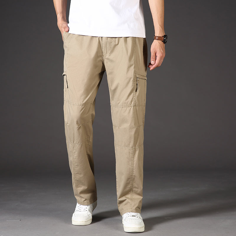 Alessandro Veneti Timberline Cargo Trousers Ash & Harbor