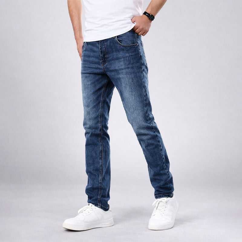 Alessandro Veneti Washed Denim Jeans Ash & Harbor