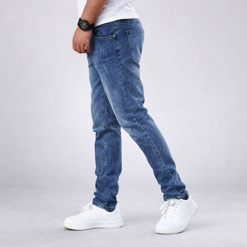 Alessandro Veneti Washed Denim Jeans Ash & Harbor