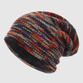 Cozy Striped Winter Beanie Ash & Harbor