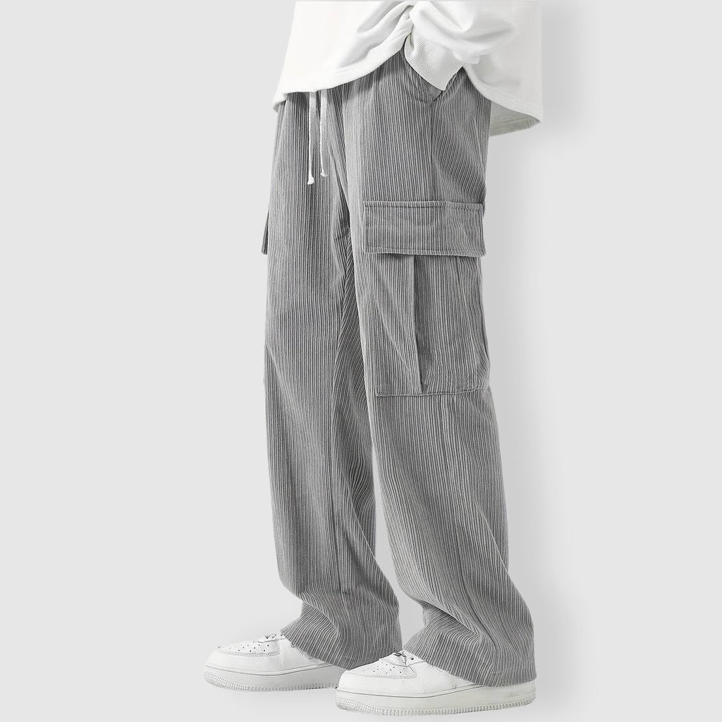 Felix Grant Corduroy Cargo Pants Ash & Harbor