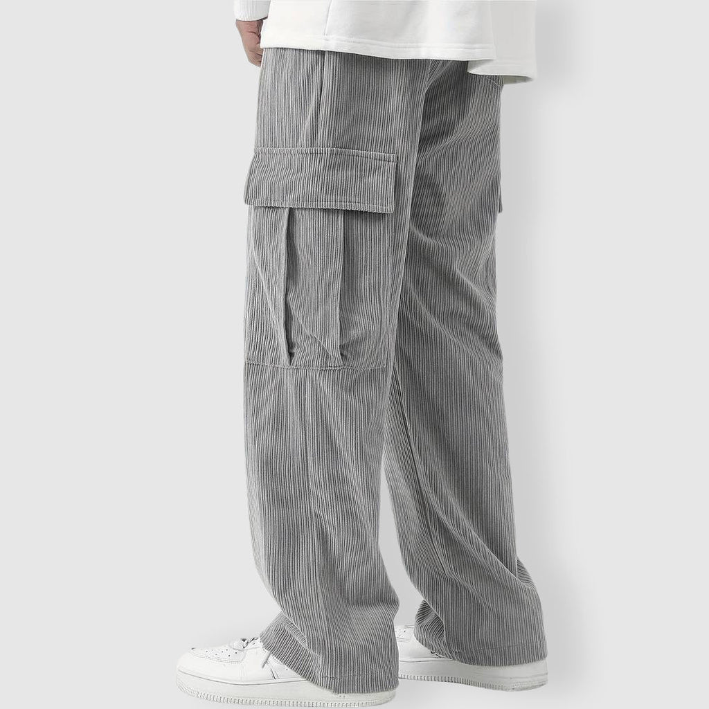 Felix Grant Corduroy Cargo Pants Ash & Harbor