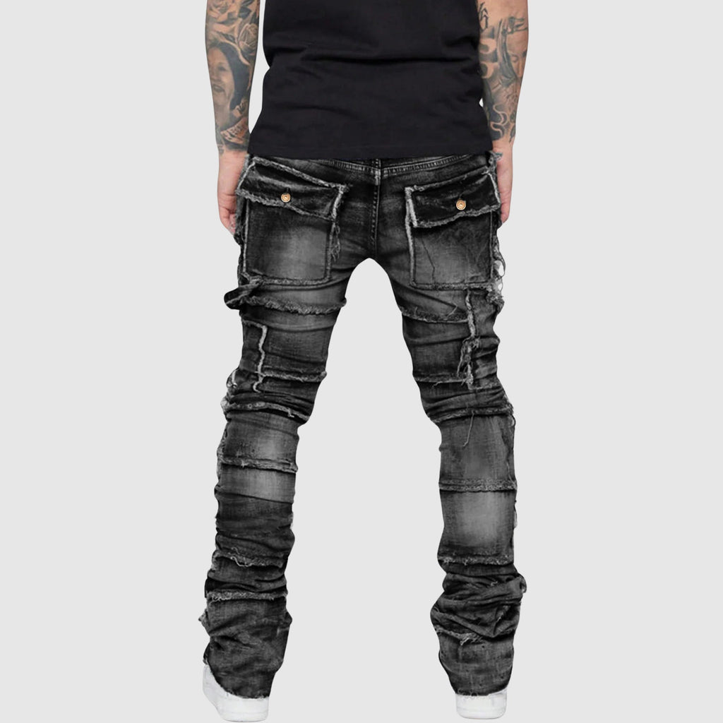 Felix Grant Distressed Denim Jeans Ash & Harbor