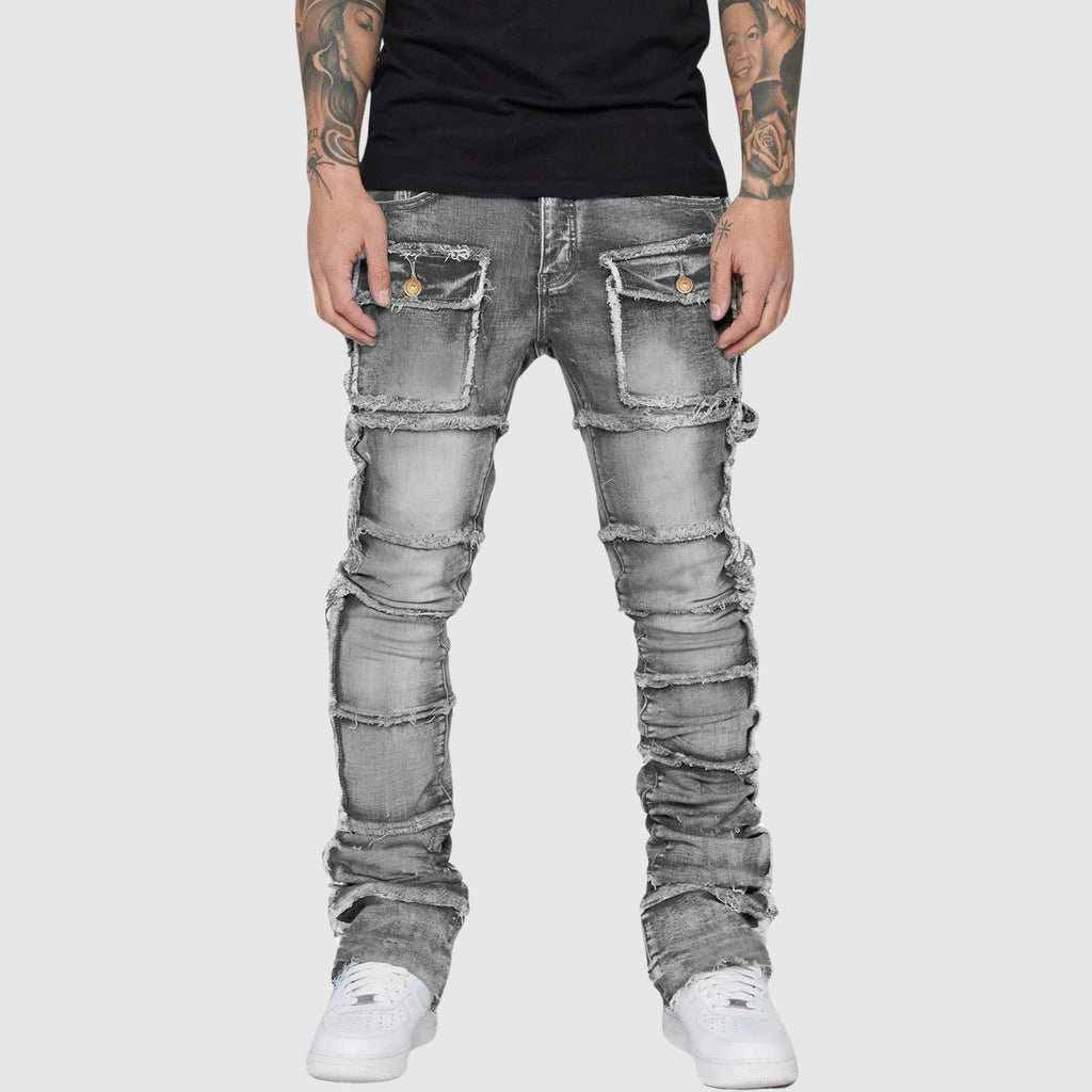 Felix Grant Distressed Denim Jeans Ash & Harbor