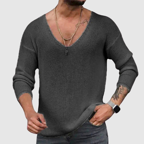 Felix Grant Essential V-Neck Shirt Ash & Harbor