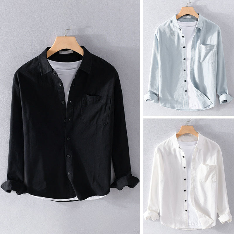 Felix Grant Everyday Cotton Shirt Ash & Harbor