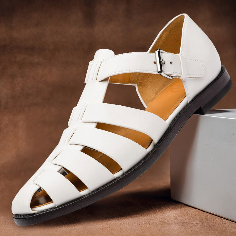 Felix Grant Leather Fisherman Sandals Ash & Harbor