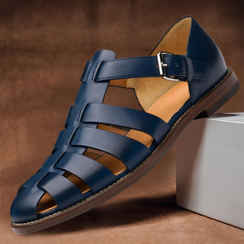 Felix Grant Leather Fisherman Sandals Ash & Harbor