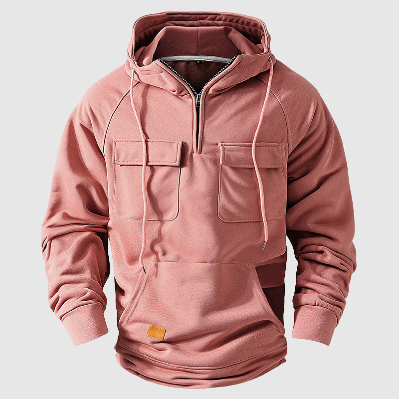 Felix Grant MultiPocket Hoodie Ash & Harbor