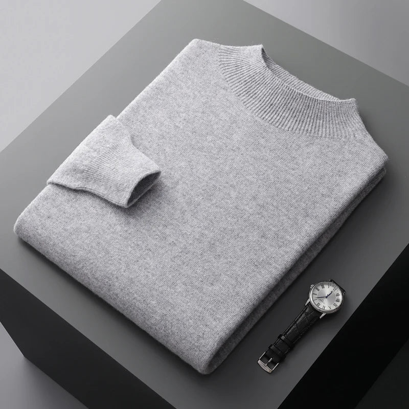 Felix Grant Premium Wool Sweater Ash & Harbor