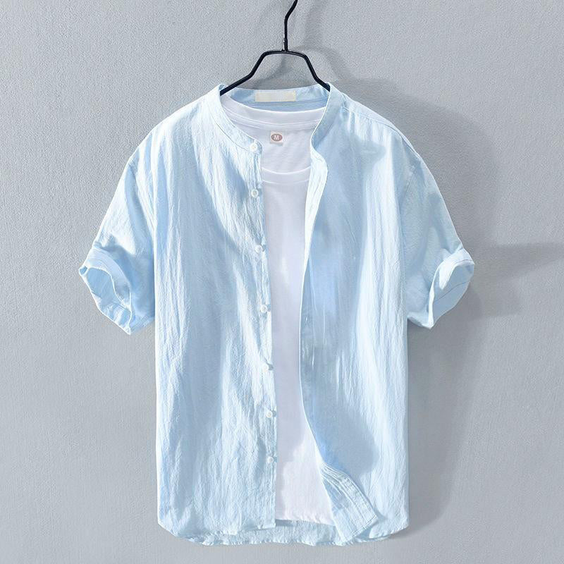 Felix Grant Short-Sleeve Button Shirt Ash & Harbor