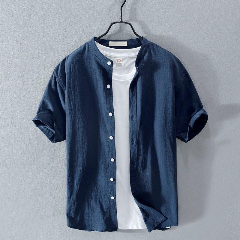 Felix Grant Short-Sleeve Button Shirt Ash & Harbor