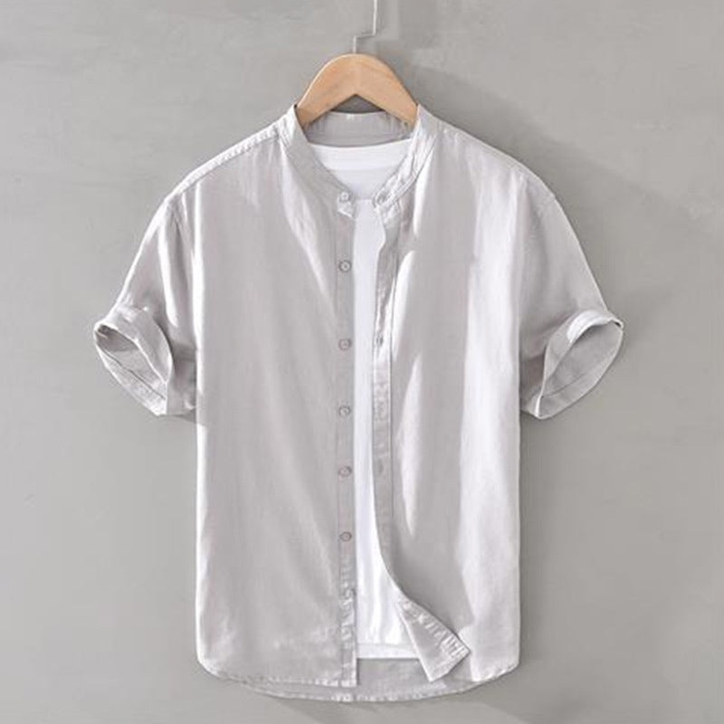 Felix Grant Short-Sleeve Button Shirt Ash & Harbor