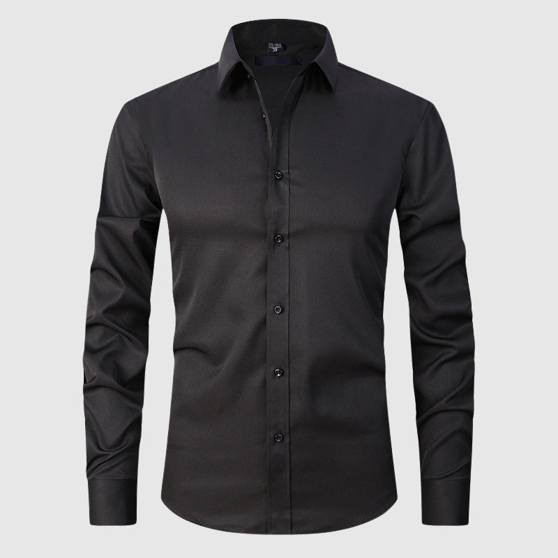 Henri L'Éclatant Slim-Fit Stretch Dress Shirt Ash & Harbor