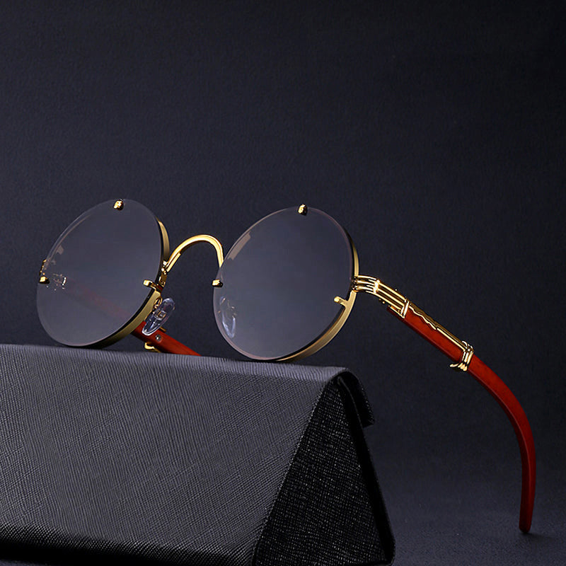 Lennon Retro Round Sunglasses Ash & Harbor