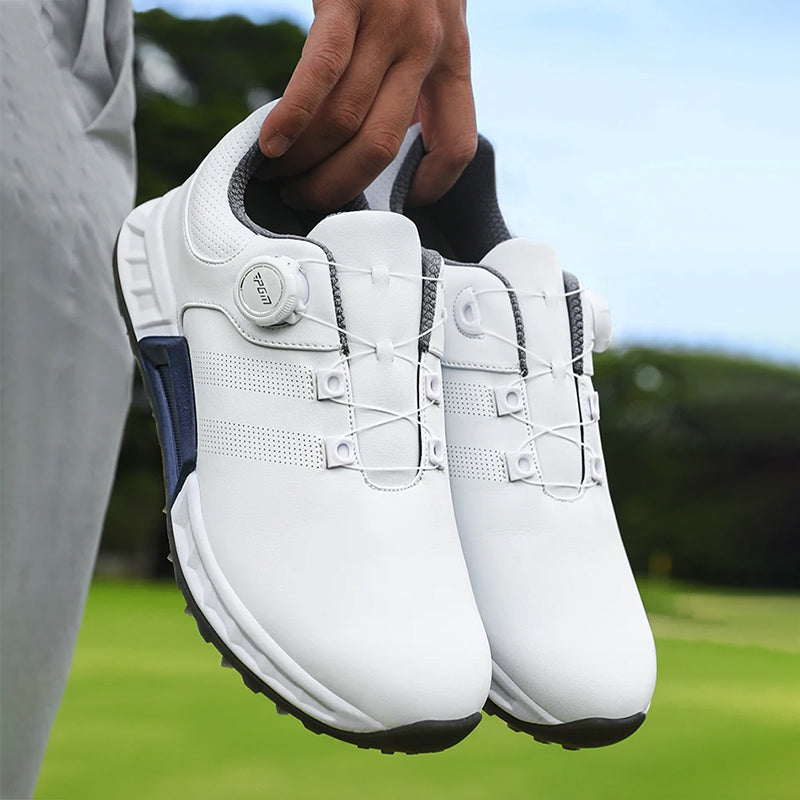 Lorenzo Vitali Anti-Slip Waterproof Golf Shoes Ash & Harbor