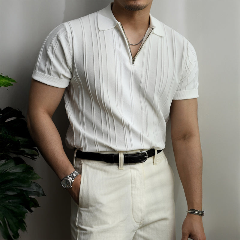 Lorenzo Vitali Bellari Polo Shirt Ash & Harbor