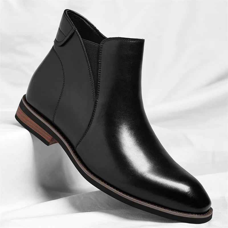 Lorenzo Vitali Classic Chelsea-Style Boots Ash & Harbor