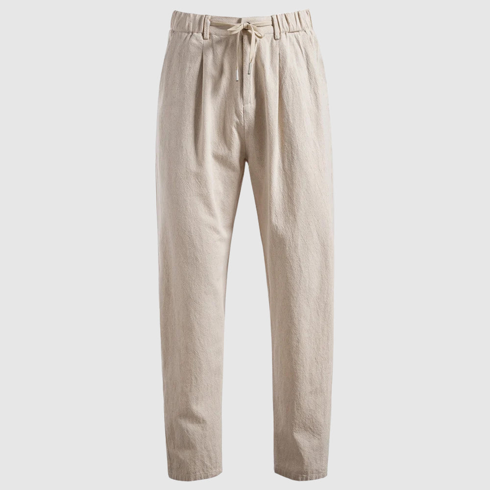 Lorenzo Vitali Coastal Linen Pants Ash & Harbor