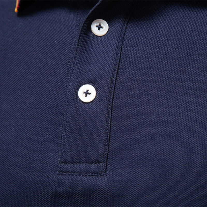 Lorenzo Vitali Comfortable Polo Shirt Ash & Harbor