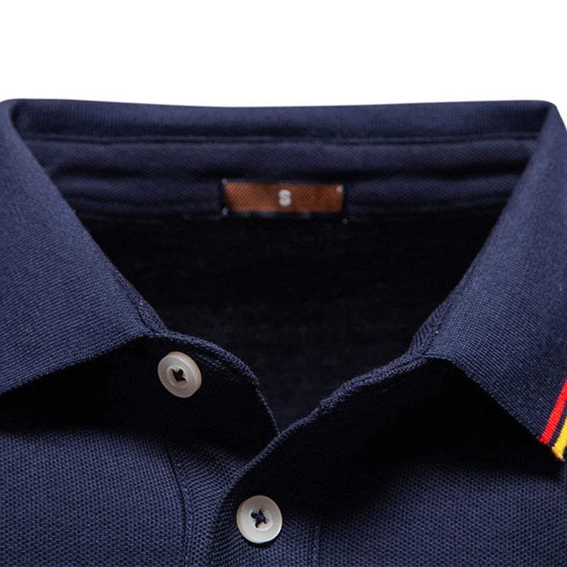 Lorenzo Vitali Comfortable Polo Shirt Ash & Harbor