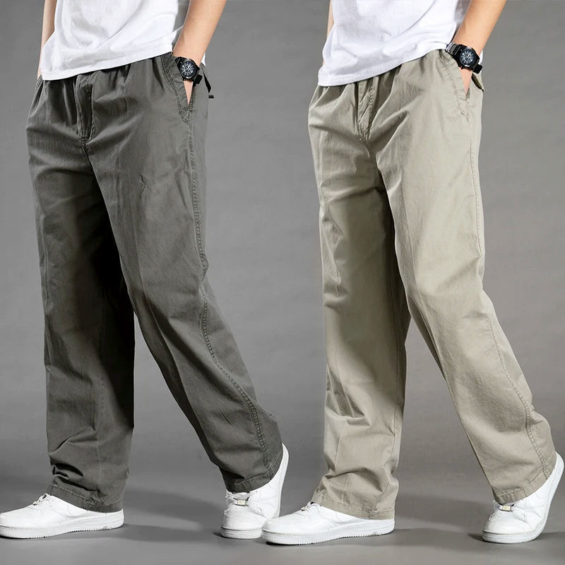 Lorenzo Vitali Cotton Cargo Pants Ash & Harbor