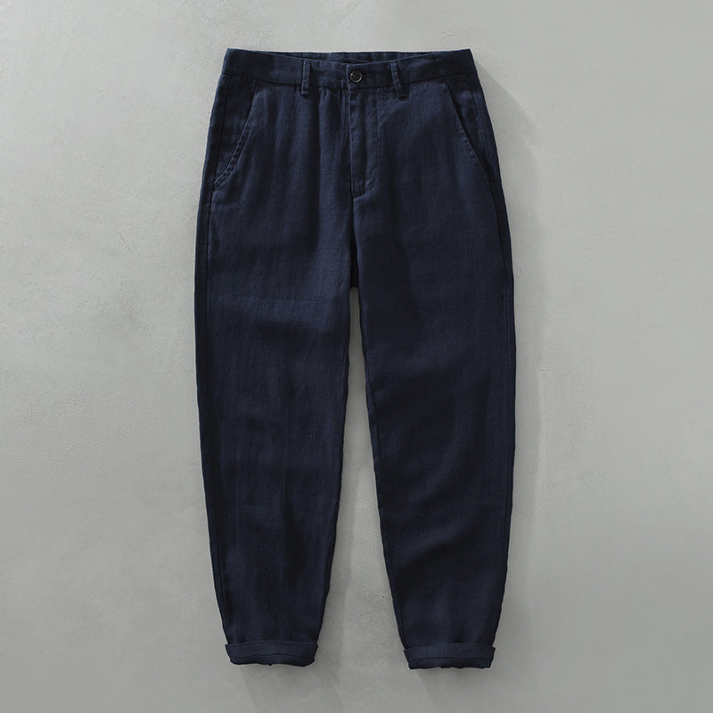 Lorenzo Vitali Ipanema Linen Pants Ash & Harbor