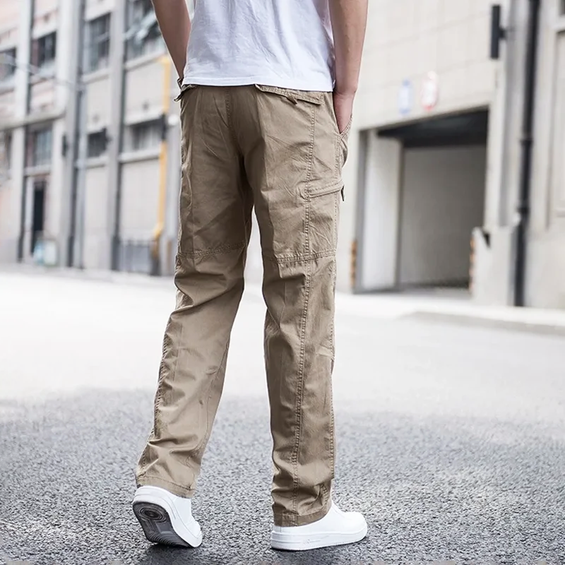 Lorenzo Vitali Lightweight Cotton Cargo Pants Ash & Harbor