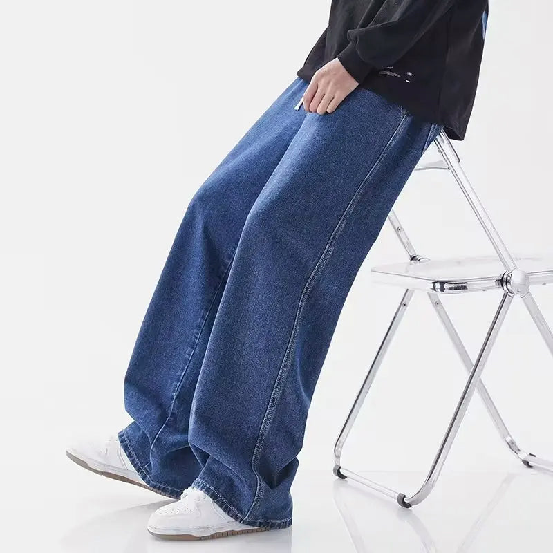 Lorenzo Vitali Loose Wide Leg Jeans Ash & Harbor