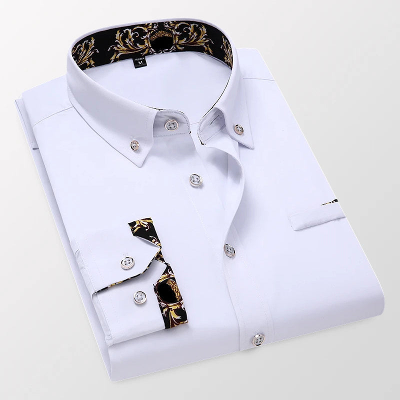Lorenzo Vitali Luxe Cotton Shirt Ash & Harbor