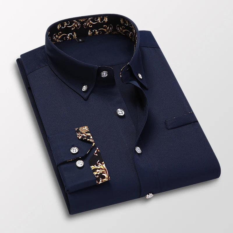 Lorenzo Vitali Luxe Cotton Shirt Ash & Harbor