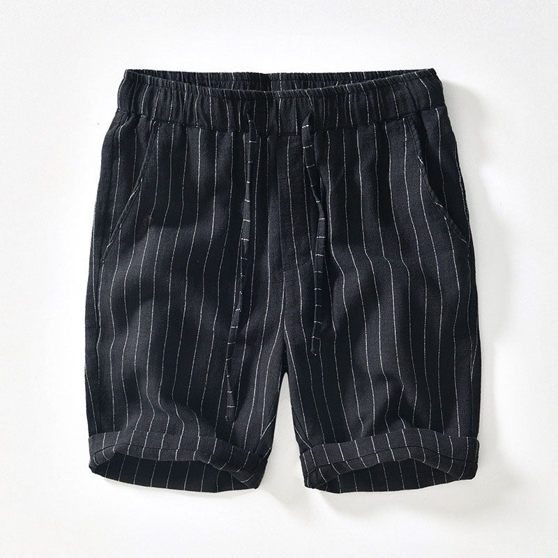Lorenzo Vitali Riva Linen Shorts Ash & Harbor