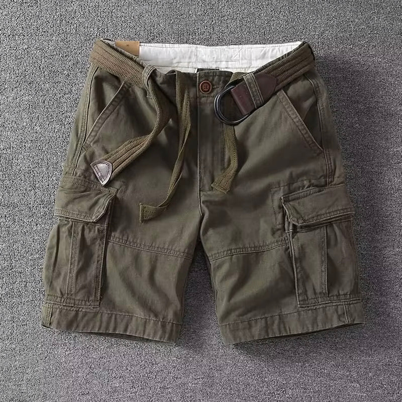 Lorenzo Vitali Palermo Cargo Shorts Ash & Harbor
