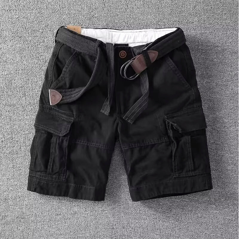 Lorenzo Vitali Palermo Cargo Shorts Ash & Harbor