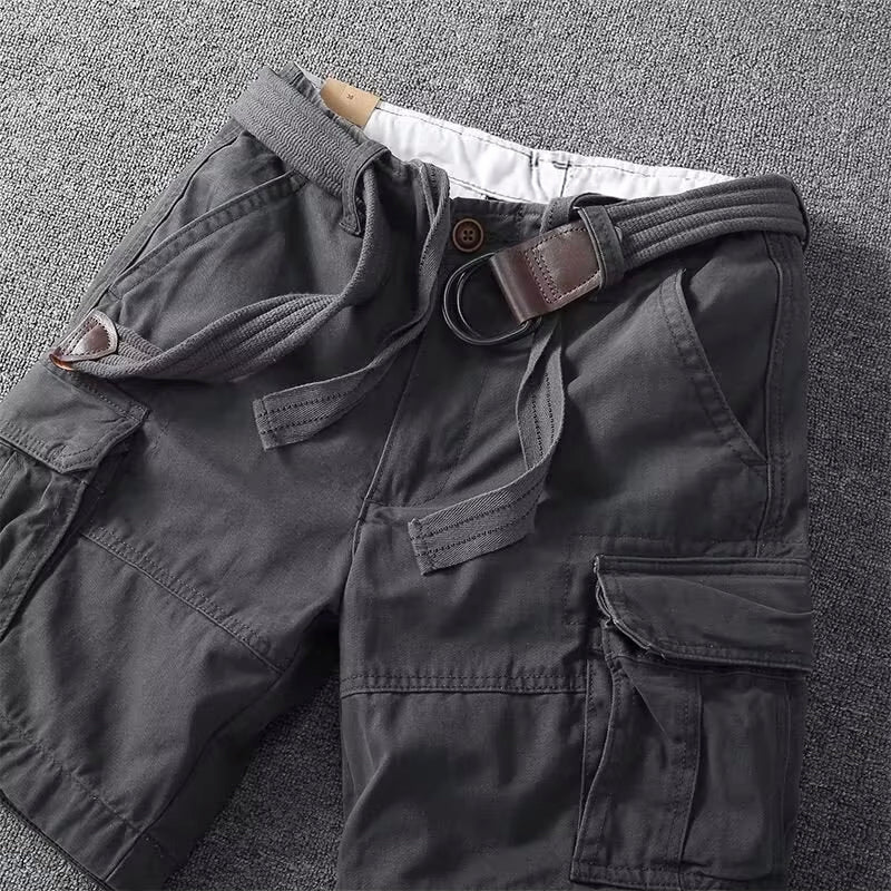 Lorenzo Vitali Palermo Cargo Shorts Ash & Harbor