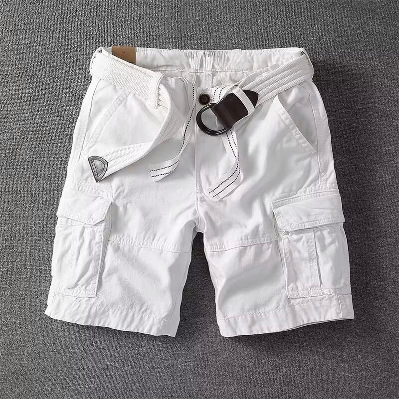 Lorenzo Vitali Palermo Cargo Shorts Ash & Harbor