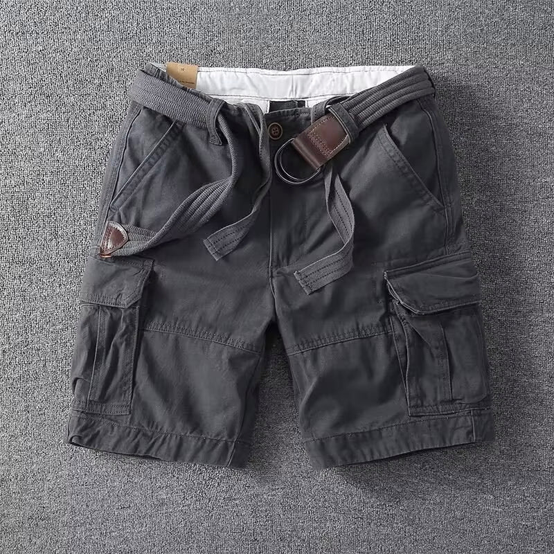 Lorenzo Vitali Palermo Cargo Shorts Ash & Harbor