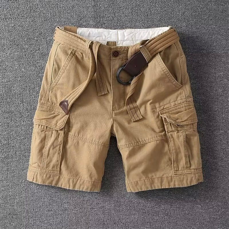 Lorenzo Vitali Palermo Cargo Shorts Ash & Harbor