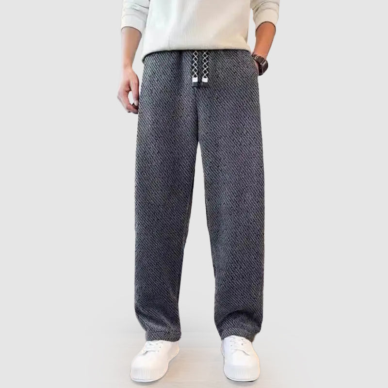 Men’s Casual Wide-Leg Drawstring Pants Ash & Harbor