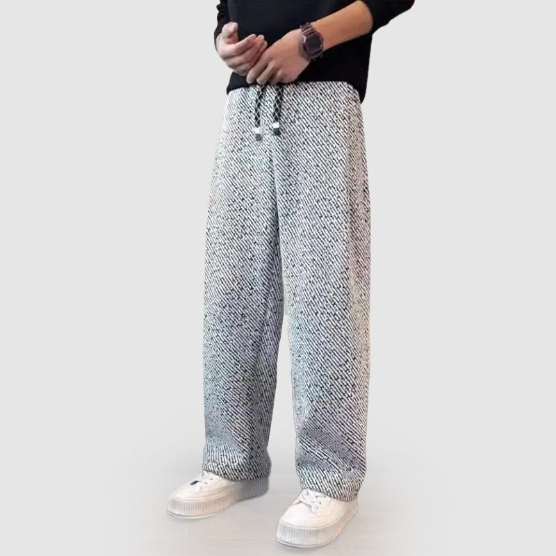 Men’s Casual Wide-Leg Drawstring Pants Ash & Harbor