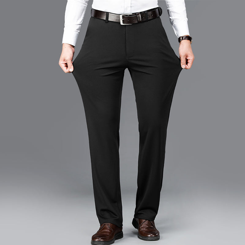 Men’s Elastic Business Pants with Fleece Lining Ash & Harbor
